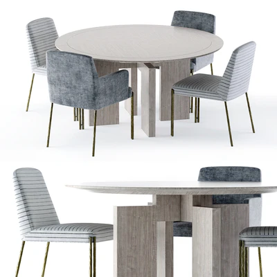 Kelly Wearstler Ida Table and Melange Chair — Ver 1
