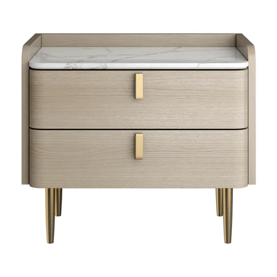 Light luxury bedside table — Ver 4