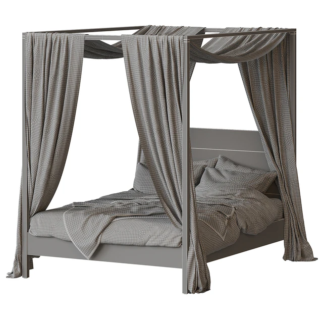 Ikea Yttervåg Four-Poster Bed — Descargar