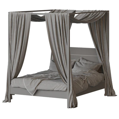 Ikea Yttervåg Four-Poster Bed — Ver 3
