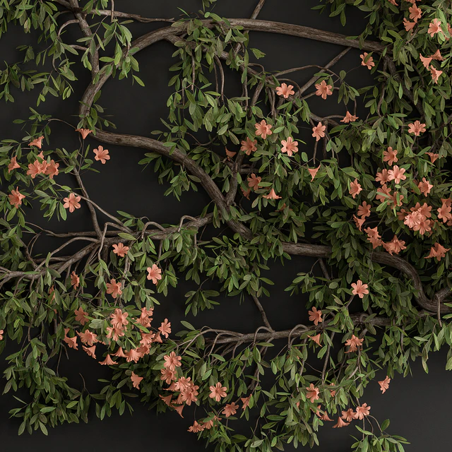 Outdoor Plant Set 426- Ivy on Wall — Скачать