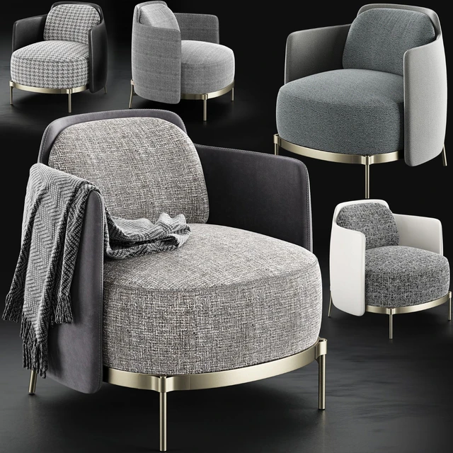 Minotti Tape Armchair 2 — Descargar