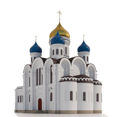 Transfiguration Cathedral. St. Nicholas Ugreshsky Monastery — Ver 1