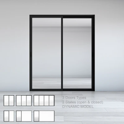 Dynamic Sliding Doors Set 01 — Вид 1
