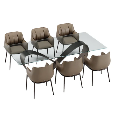 Cattelan Italia Butterfly table Rhonda chair set — Вид 4