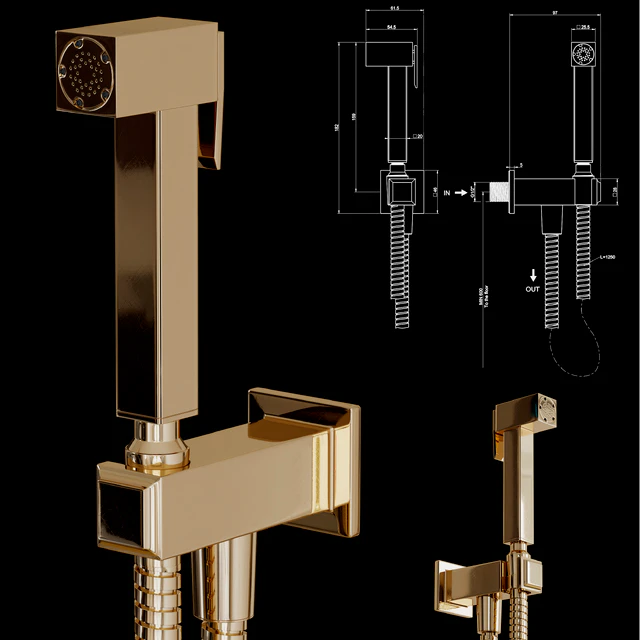 Гигиенический душ Gessi Eleganza Art. 46285 — Скачать