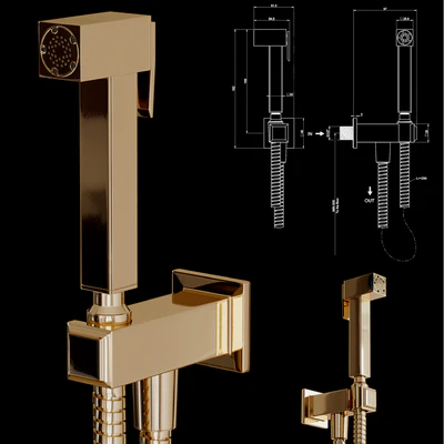 Гигиенический душ Gessi Eleganza Art. 46285 — Вид 3