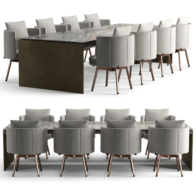 Minotti dinning set — Скачать