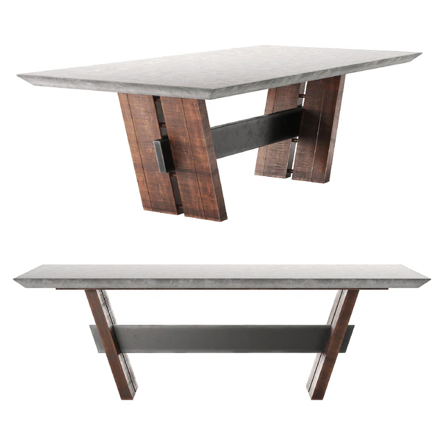 Bonham Dining Table in Dark Gray — Descargar