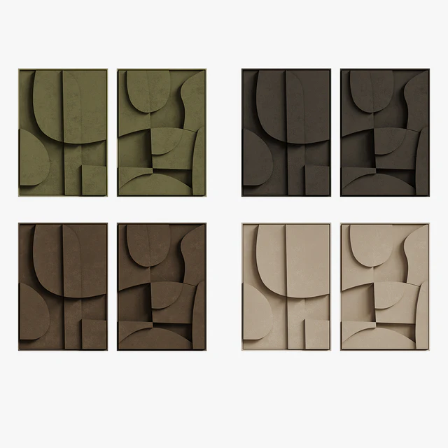 Duo Decor Sculpture Pictures Blanche Archi — Descargar