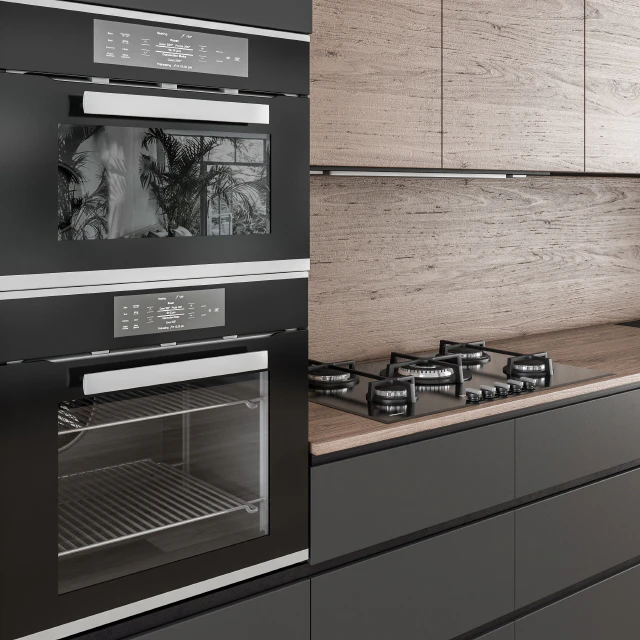 Kitchen Modern - Wood and Black 49 — Скачать