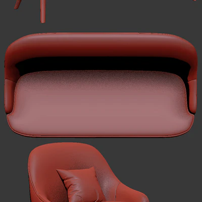 375 walter knoll Armchair And Sofa With Pillow — Вид 3