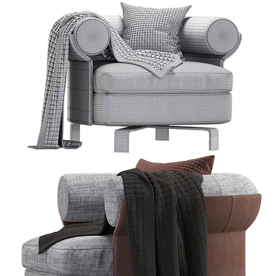 Minotti Mattia armchair 4 colors version — Вид 4