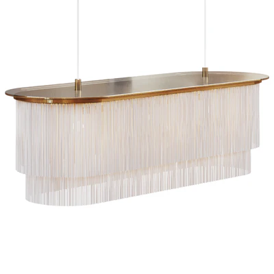 Люстра Houtique Linear Chandelier Cream — Вид 1