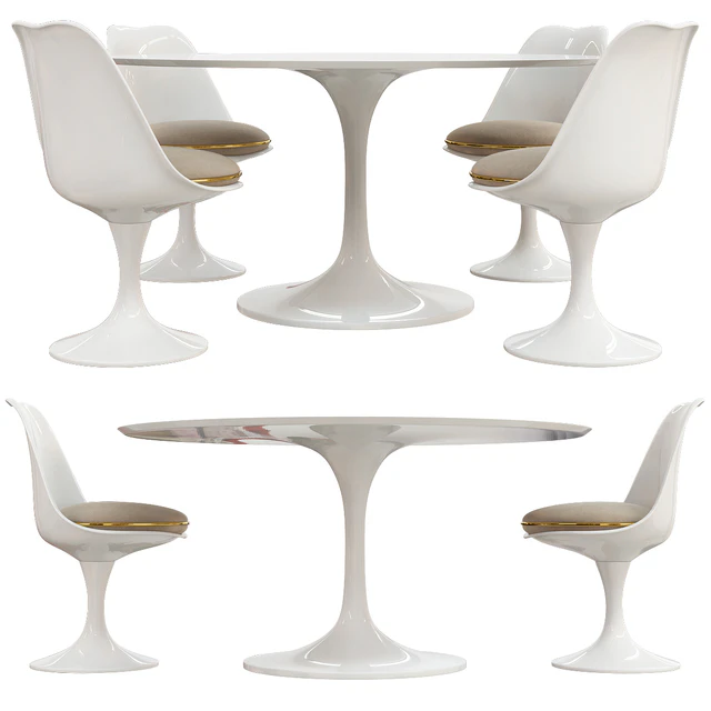 Saarinen tulip table chairs — Descargar