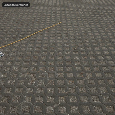 gravel fill on grid pavers texture — Вид 2