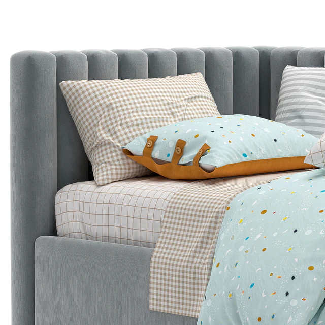 Corner Bed With Panels — Скачать