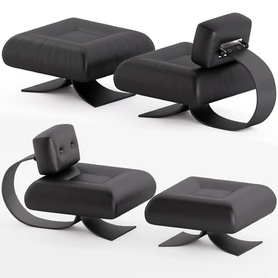 Alta Chair and Ottoman by Oscar Niemeyer — Вид 1
