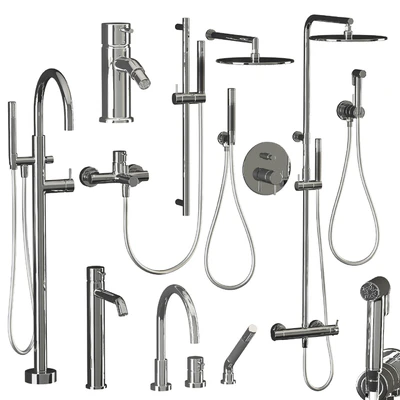 Cisal Nuovo Less shower and faucet set — Ver 3