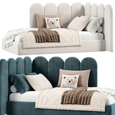 Soft Panels 3D Kids Bed by Livemaster — Ver 3