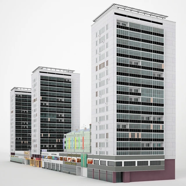 The building of Moscow Street. Sadovaya-Triumfalnaya 14-22 — Descargar