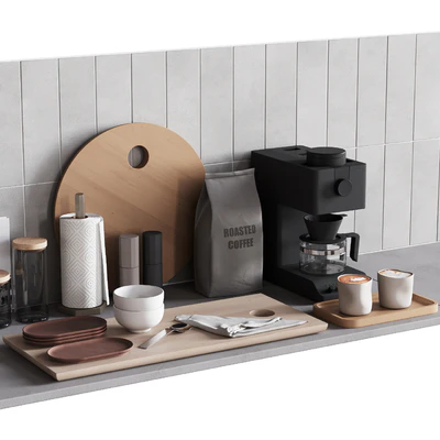 511 kitchen decor set accessories 08 dishes and coffee kit 01 — Вид 5