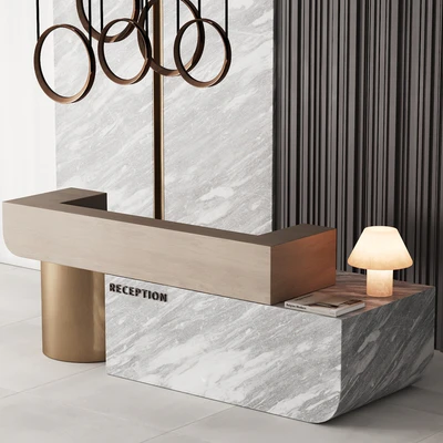 184 office furniture 04 reception desk 04 — Ver 4