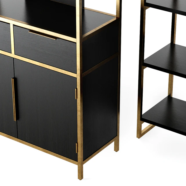 Crate and Barrel Oxford Bookcase — Скачать