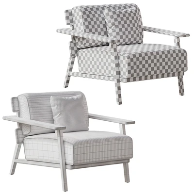 PARALEL Garden armchair By POINT — Ver 3