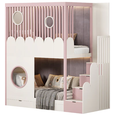 Designer two-level bed Kids room — Ver 3