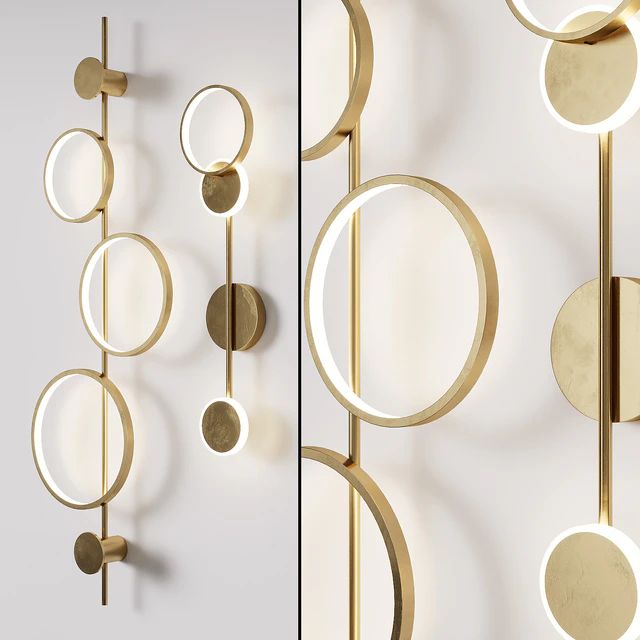 Set of LED wall sconces 1 — Descargar