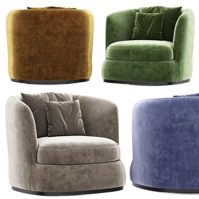 B&B Italia Armchair Apollo -Maxalto - Design by Antonio Citterio — Ver 3