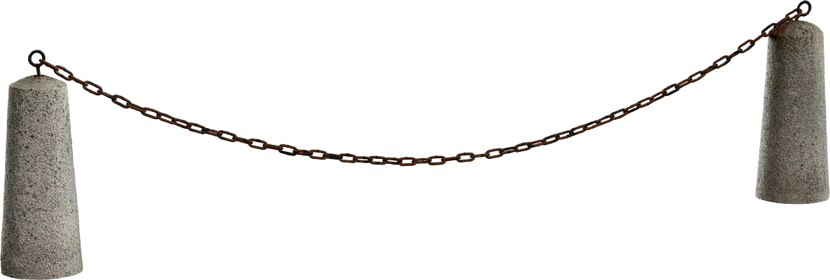chained bollards 001 — Скачать