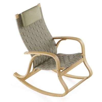 La Redoute Garden Jimi Rocking Wicker Chair — Ver 5