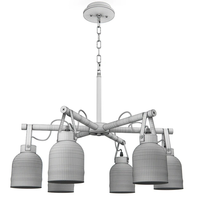Suspended chandelier Vele Luce Calma VL2122L06 — Descargar