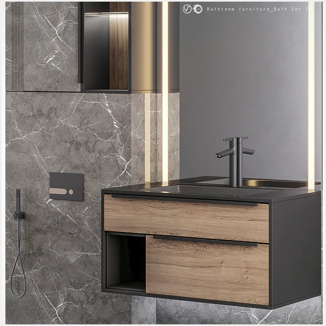 Bathroom furniture Bath Set 29 — Descargar