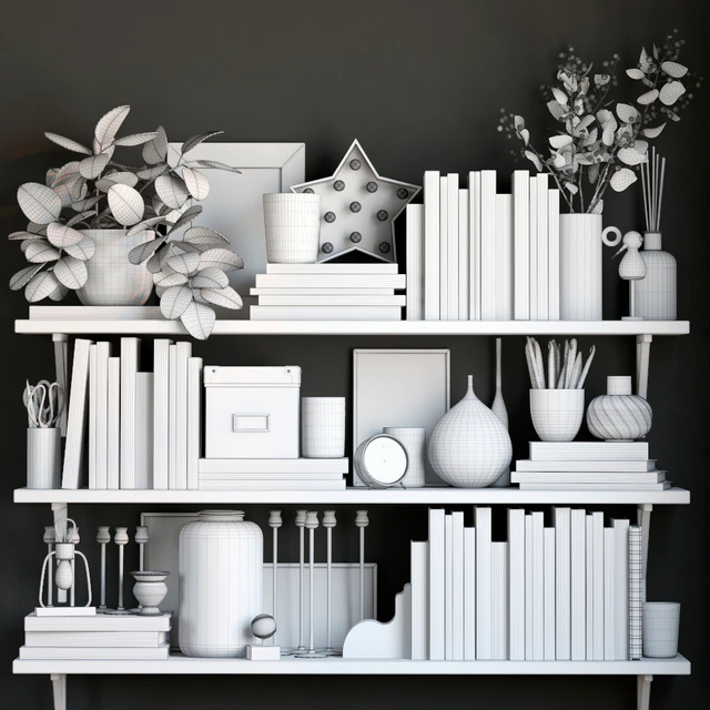 Black and white decor set 5 — Скачать