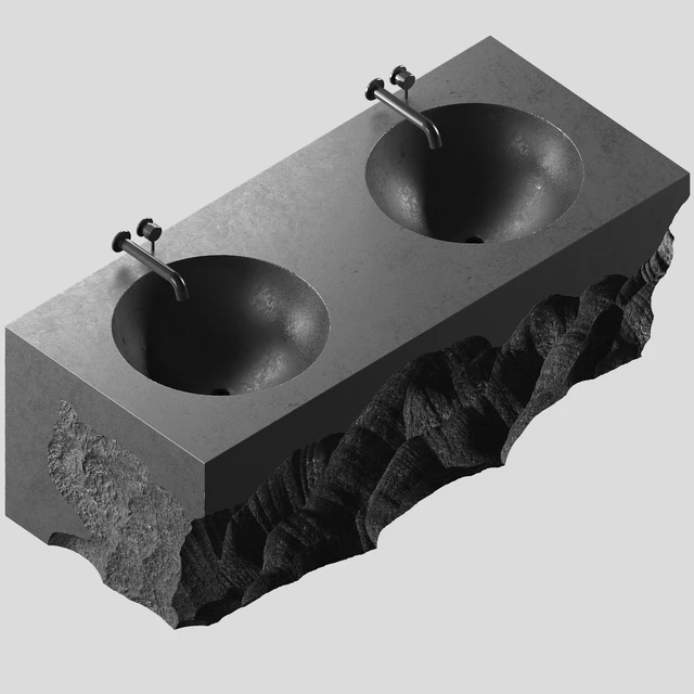 stone wash basin set4 — Скачать