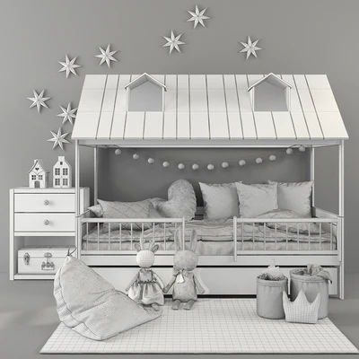 Bed LifeTime BEACHHOUSE HUTBED 01 — Ver 3