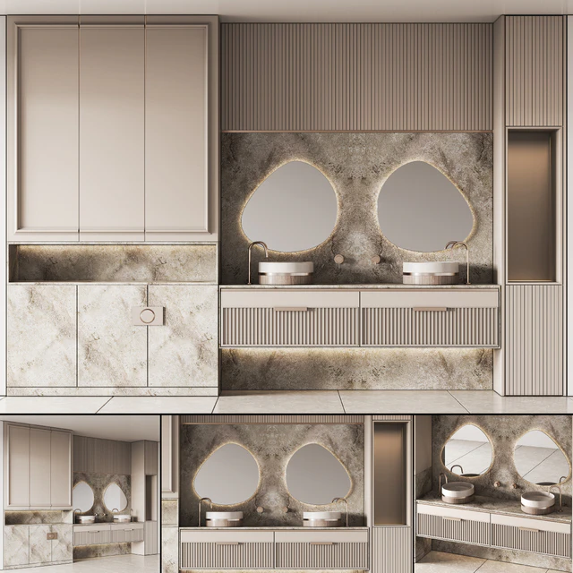 Bathroom Furniture Set 22 — Descargar