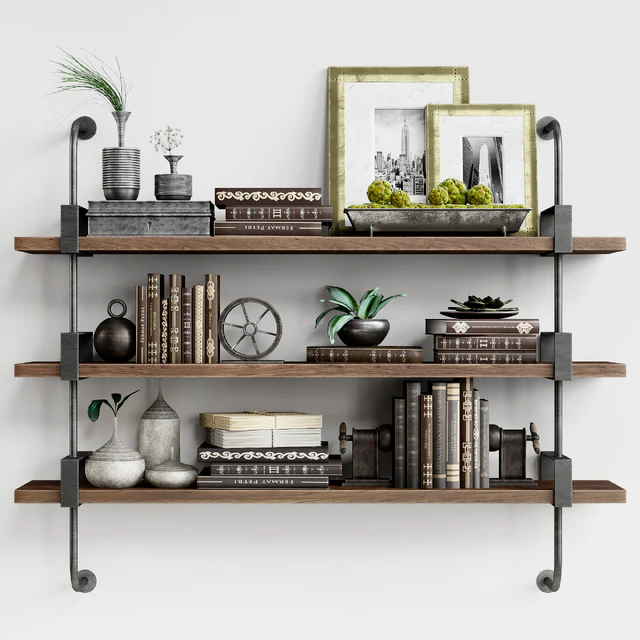 Полка c декором French Factory Shelving Restoration Hardware — Скачать