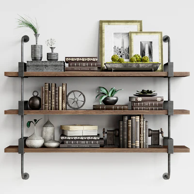 Полка c декором French Factory Shelving Restoration Hardware — Вид 1