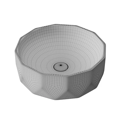 Washbasin BelBagno BB1409 white — Ver 2