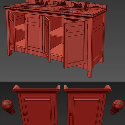 CARTWRIGHT DOUBLE VANITY — Ver 2