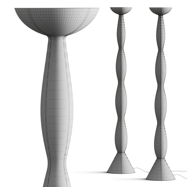 Haos Natural Bronze & Green Patina Floor Lamp — Скачать