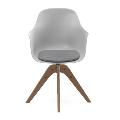 White Office Swivel Armchair Wapong La Redoute Interieurs — Ver 4