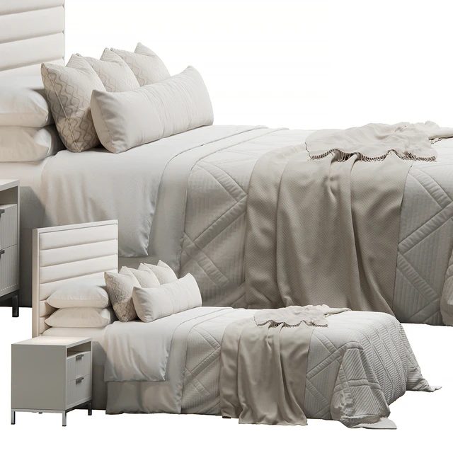 Westbury Rectangular Bed — Скачать