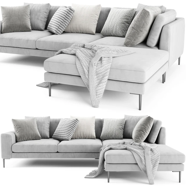 West Elm Harper With Ottoman — Descargar