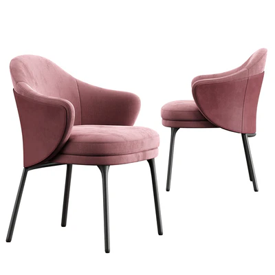 Minotti angie dining Chair Turri Blues Table — Ver 4