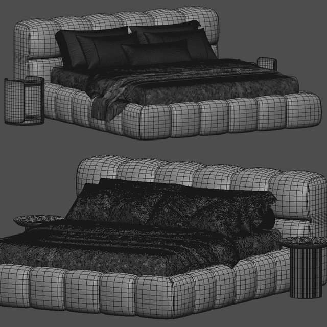 Hildon Boucle Bed Frame — Descargar